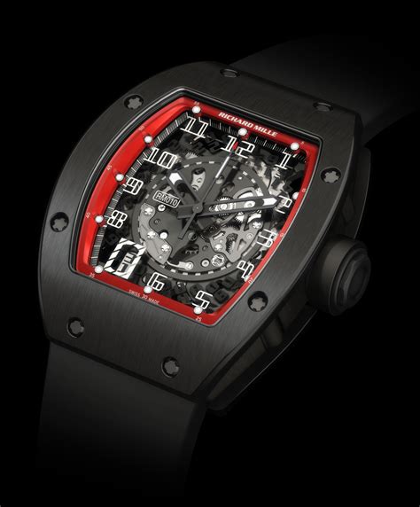 richard mille watch red and black